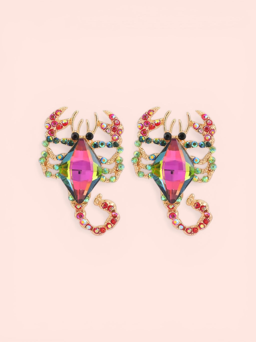✨ Crystal Fringe Statement Earrings – Modern Glam Sparkle
