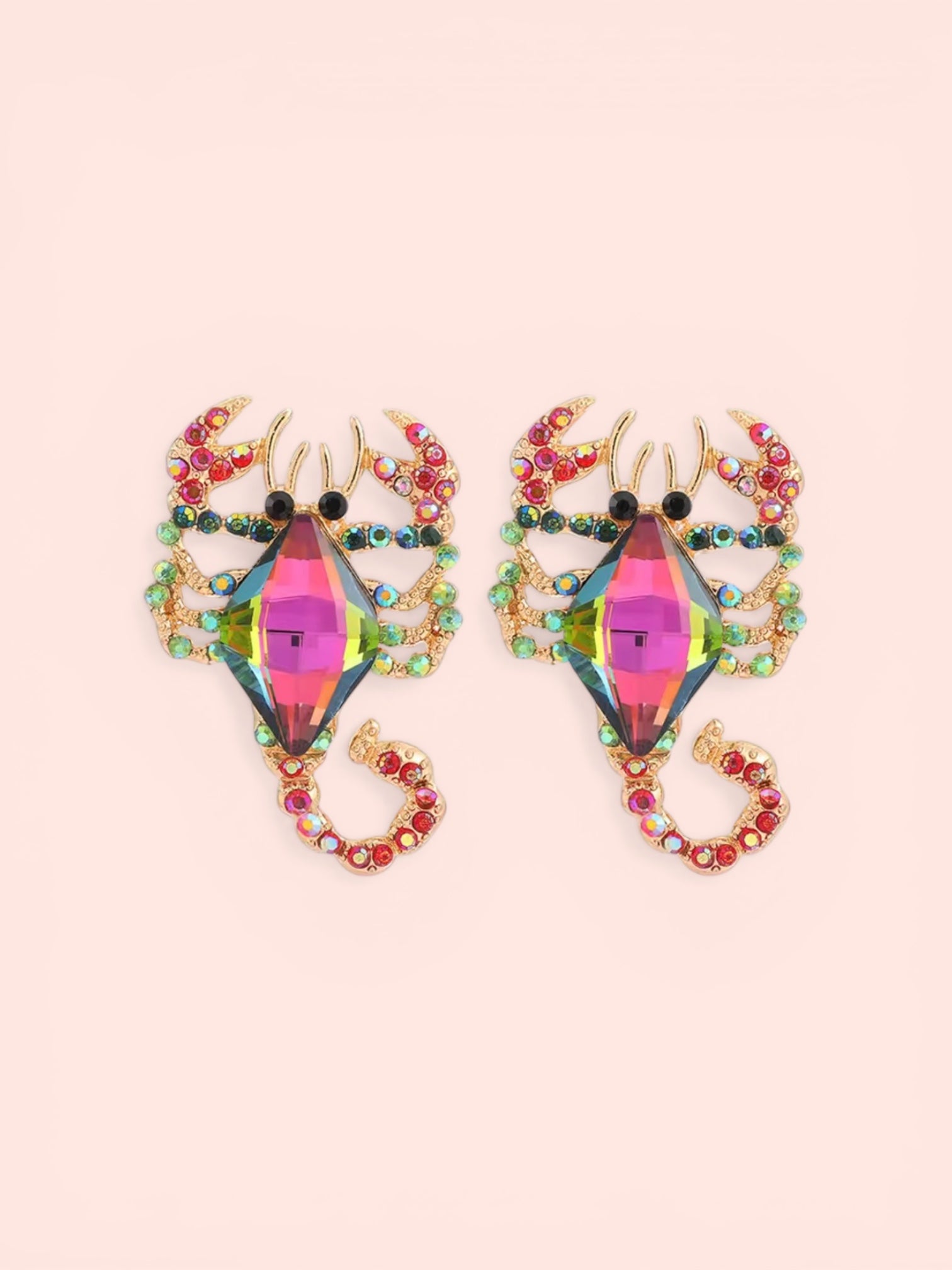 ✨ Crystal Fringe Statement Earrings – Modern Glam Sparkle